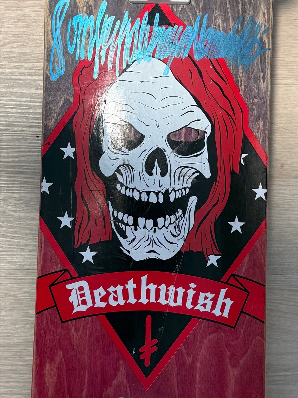 Deathwish Skull Graphic Skateboard Deck